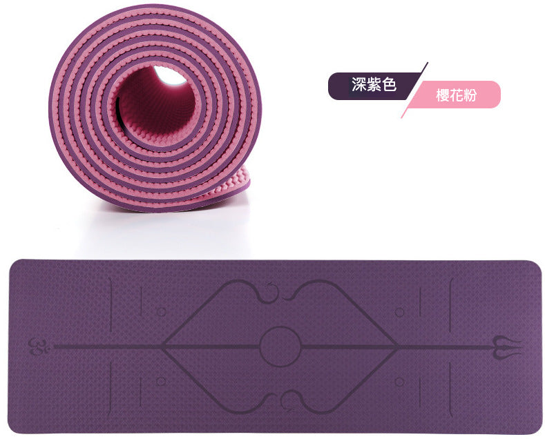 環保TPE 6MM瑜珈墊 瑜伽墊 雙面防滑 色彩豐富