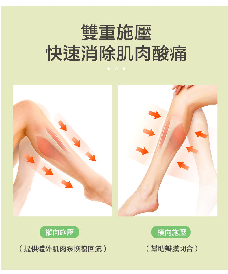 2代氣囊擠壓式加熱腿部按摩器