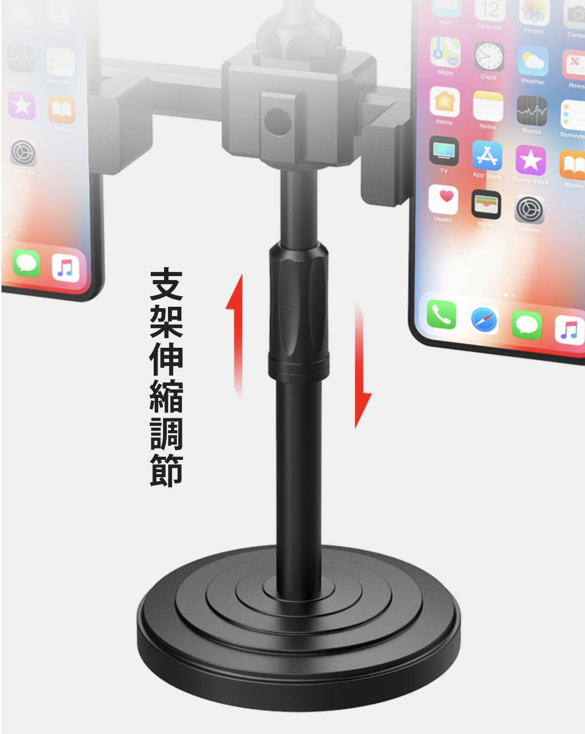 迷你座台16cm環形補光燈 Vlog直播攝影燈 三種色暖可選 光度可調 M16
