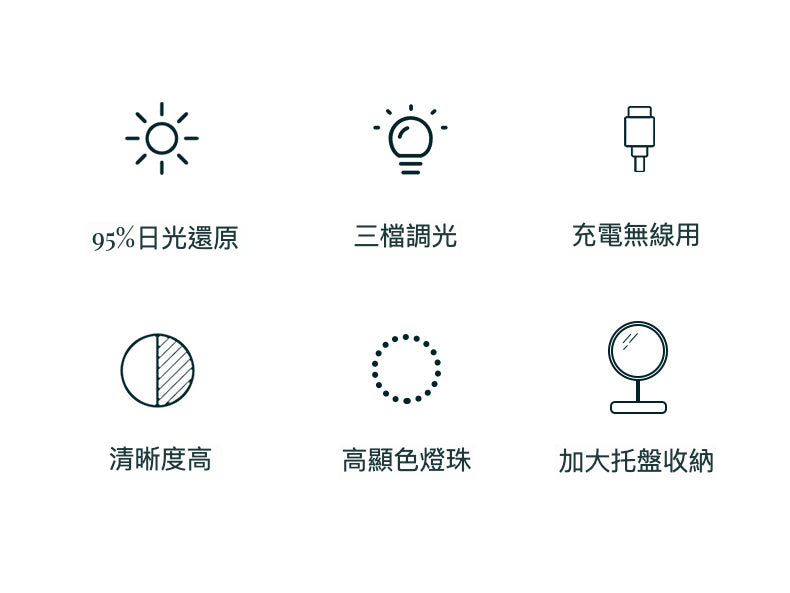 高清金屬支架圓形美妝鏡：打造完美妝容的秘密武器