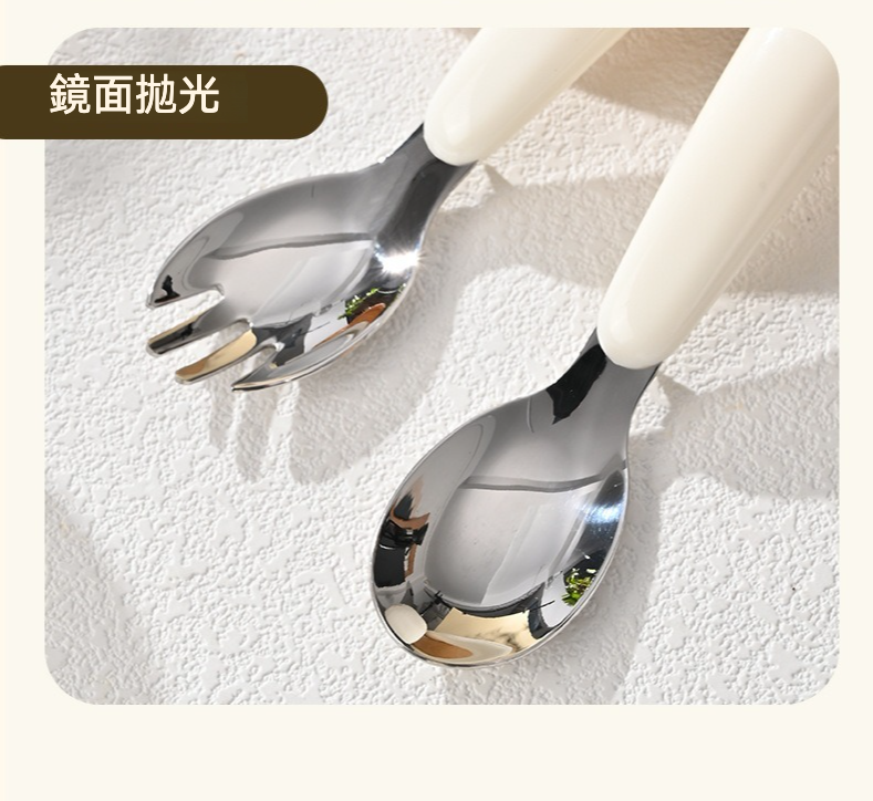 🌟 304 不鏽鋼兒童餐具套裝——健康、安全、便攜！ 🌟