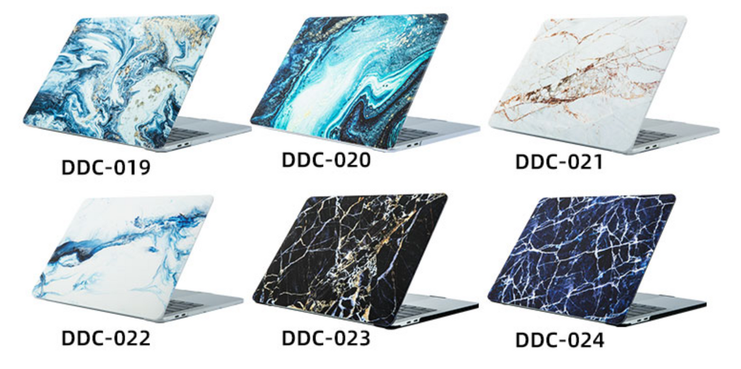 Macbook 大理石紋磨沙保護殼