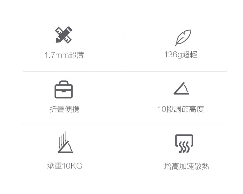 Average+超薄手提電腦支架