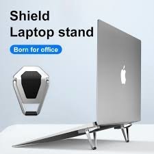 盾牌 MacBook 電腦支架｜鋁合金便攜折疊｜15度人氣工學｜加速散熱