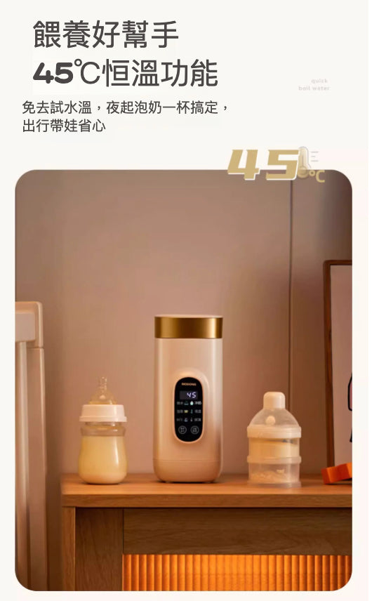 智慧型不銹鋼電水壺 🌟 650ML大容量
