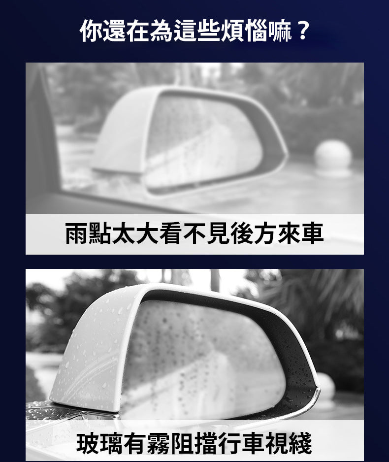 Tesla Model 3/S/X/Y 側鏡防雨膜