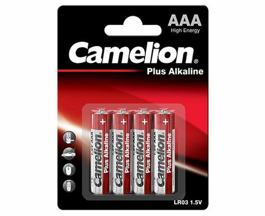 Camelion LR03-BP4 AAA鹼性電池 (4粒，咭裝）