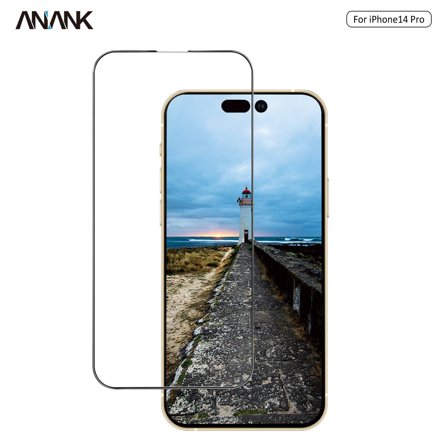 ANANK IP17系列 2.5D無色護眼藍光玻璃貼
