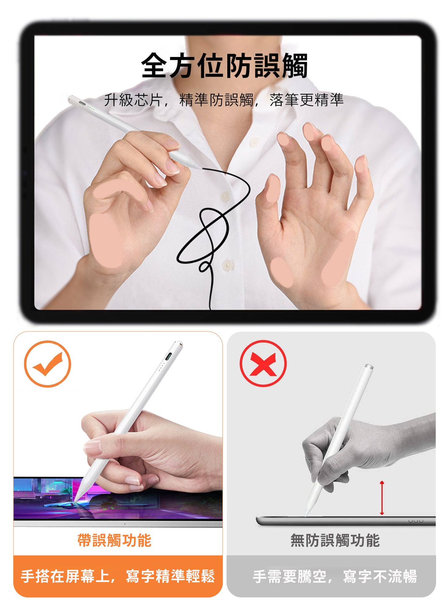 JoyRoom X9主動式電容觸控筆 iPad 專用 (支援新iPad Mini)  Apple Pencil替代