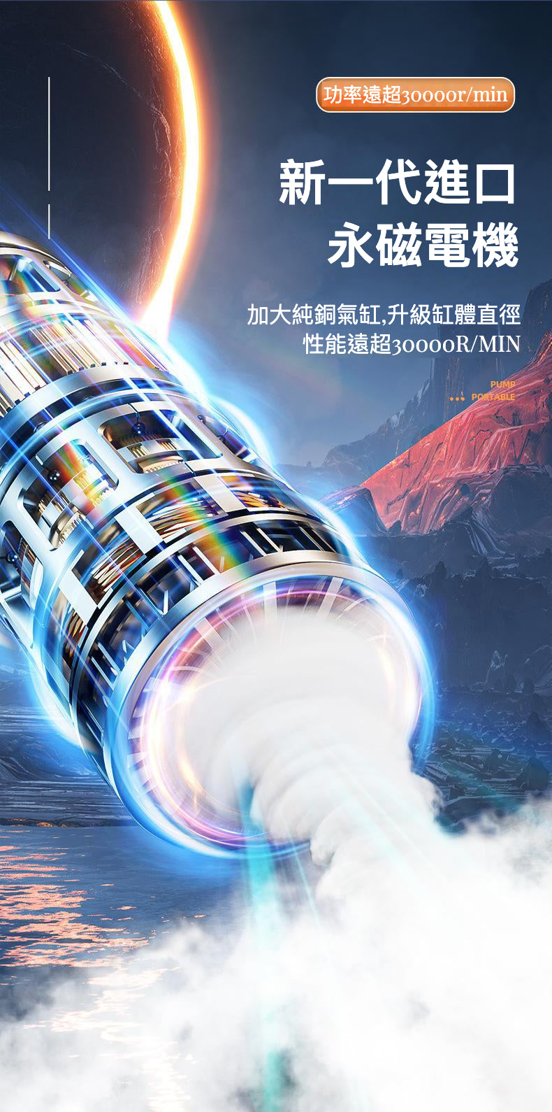 無線電動雙泵充氣泵 汽車充氣泵 預設4種胎壓 智能數顯 充完自動停止 ST-9619