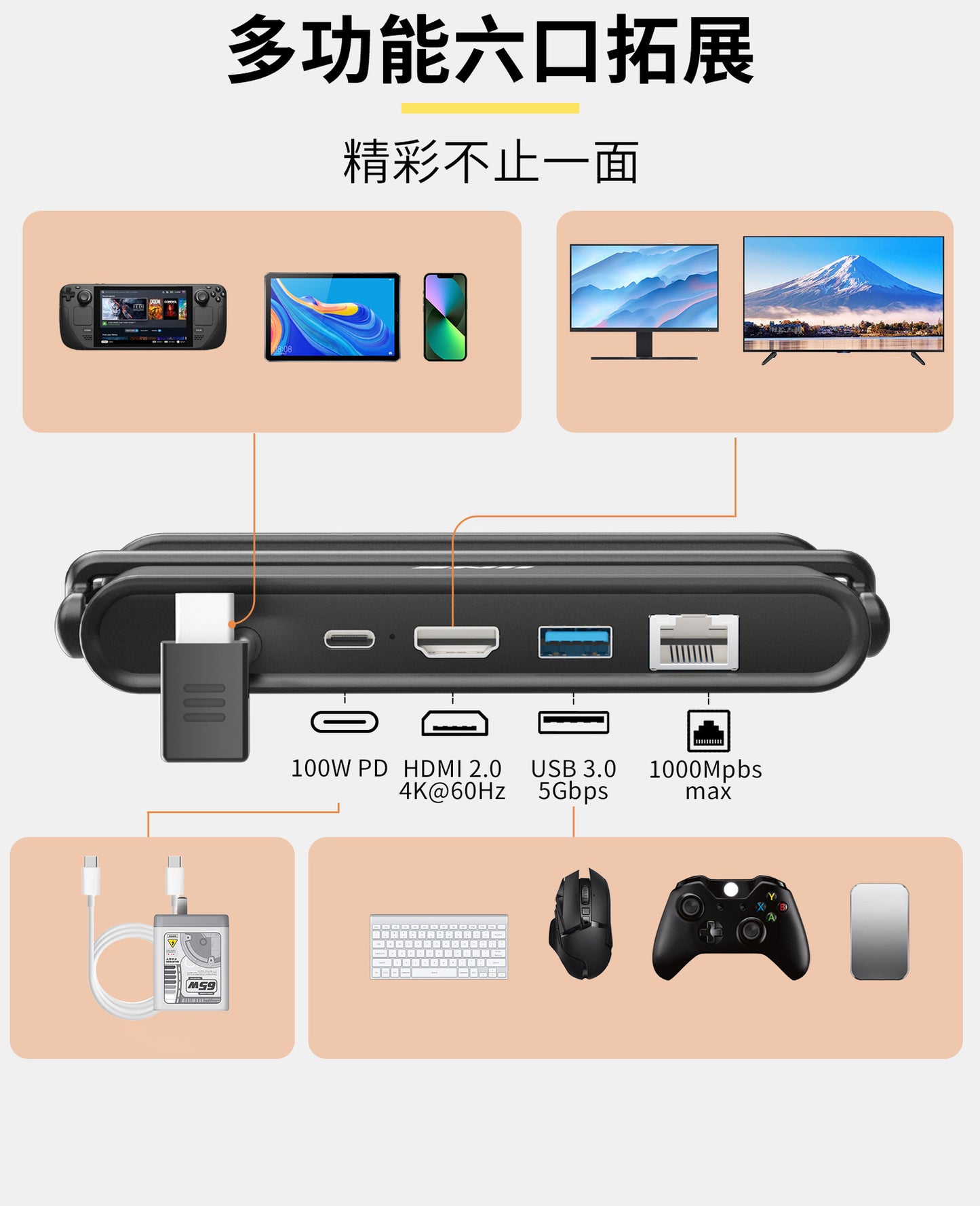 良值 Steam Desk 多功能底座 L756