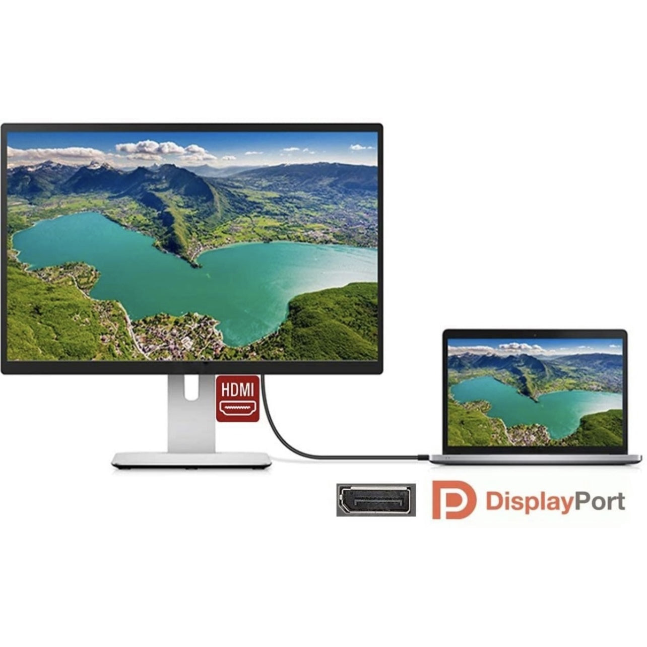DP 轉 HDMI 轉換線 DisplayPort轉HDMI 公轉母轉換器 1.8M