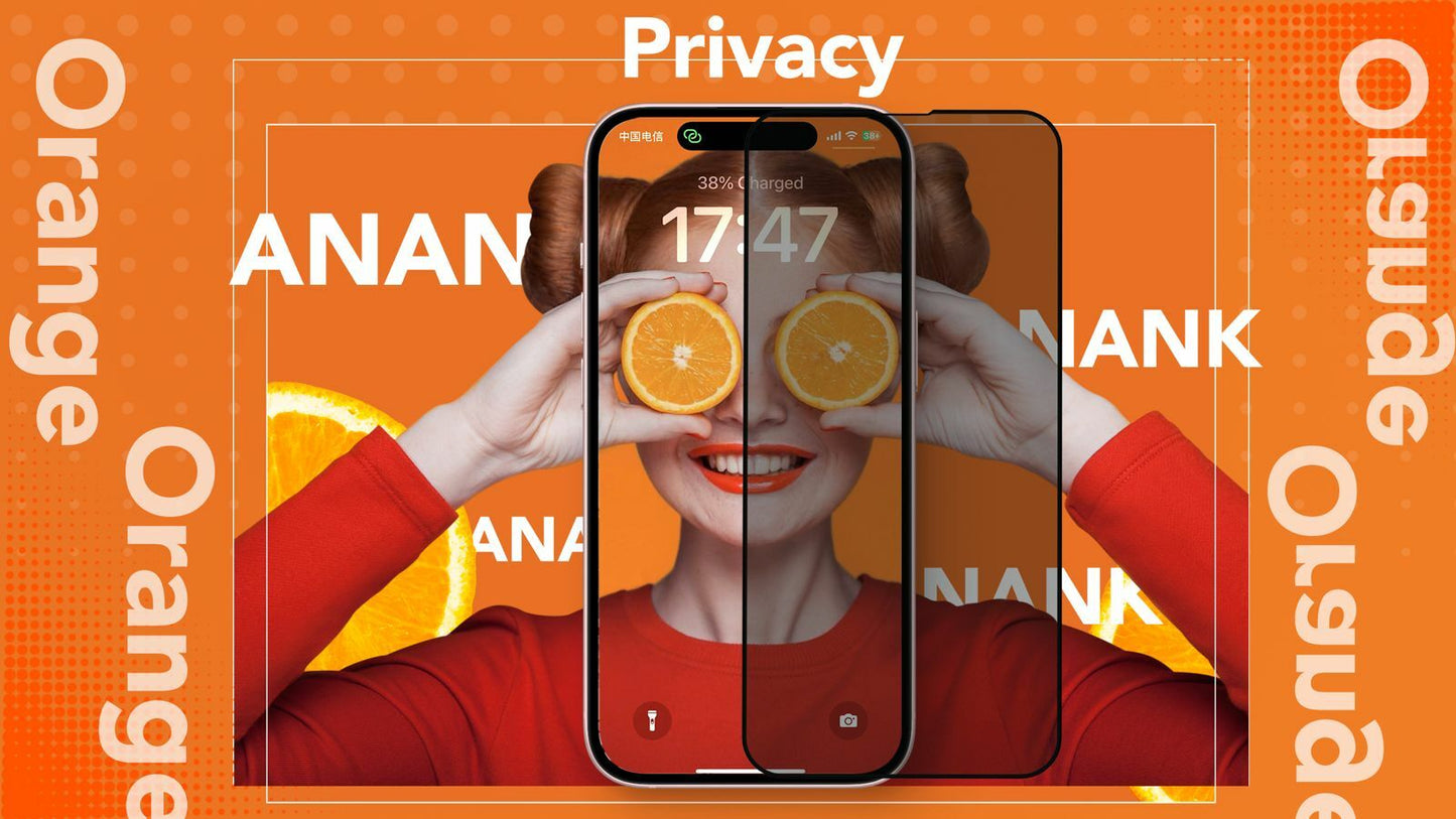 ANANK IP16系列 2.5D韓國LG 26度防窺玻璃貼