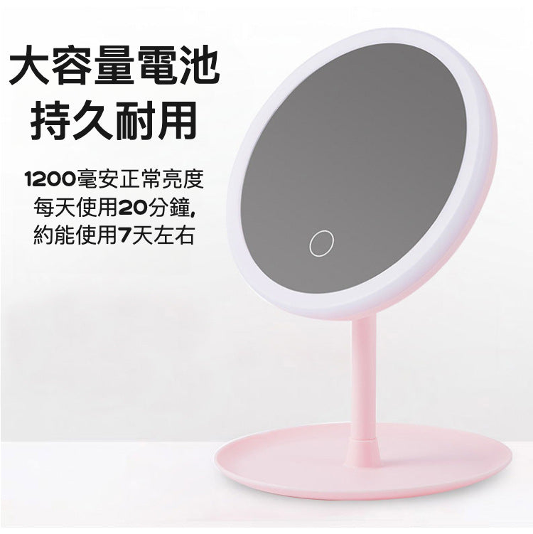 桌上型LED化妝鏡：自然光效，美妝新體驗