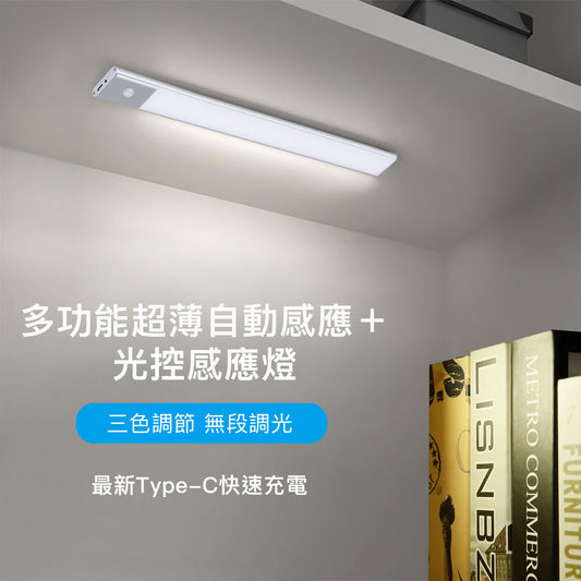 多功能超薄自動感應＋光控感應燈：智能家居照明的新體驗