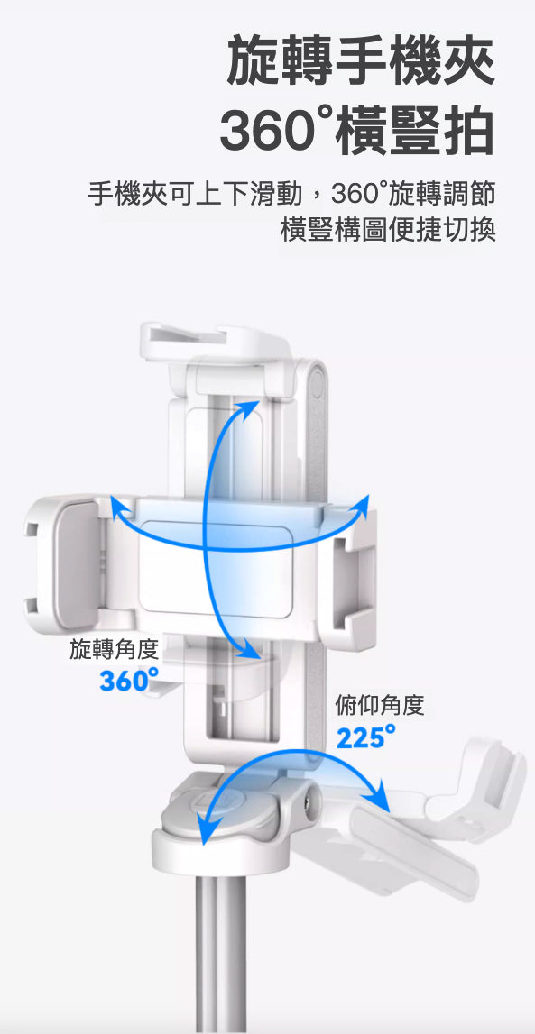全新上市！Ulanzi JJ02 藍牙手柄自拍棍三腳架