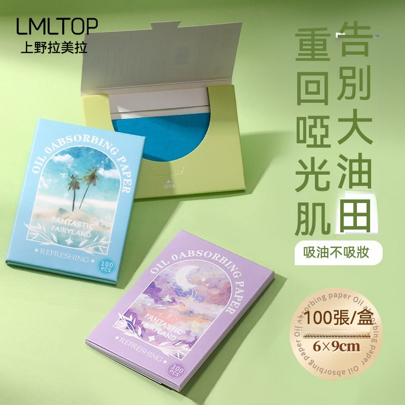 上野拉美拉 清爽吸油紙｜重回啞光肌，吸油不吸妝！ 💁‍♀️✨