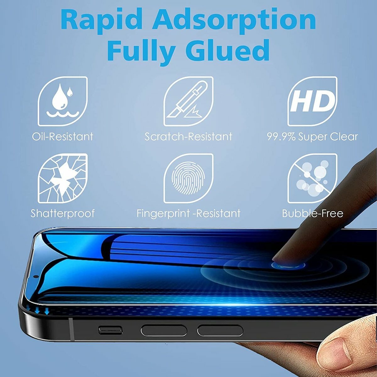 ALOFT (3片裝) iPhone 13 Pro 6.1吋 保護貼防偷窺全屏 + 2個後鏡頭保護蓋Glass 9H鋼化玻璃手機手提電話螢幕保護貼