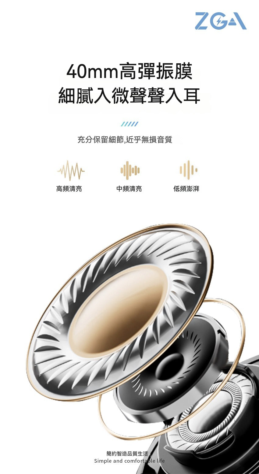 ZGA ZGAPods Max 頭戴式藍牙降噪耳機 產品圖 5