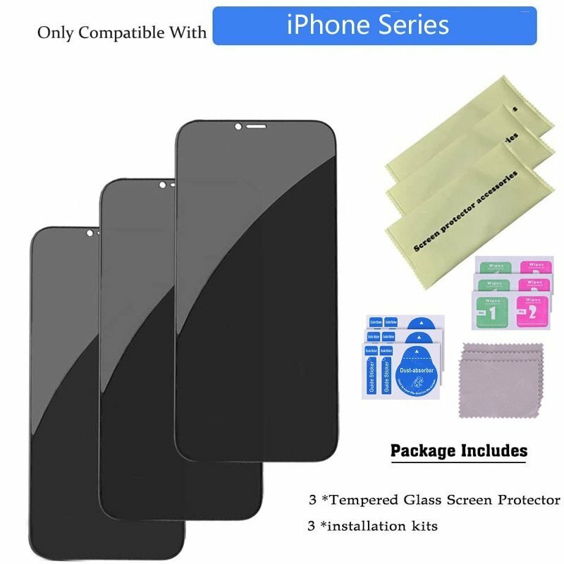ALOFT (3片裝) iPhone 13 / iPhone 13 Pro 6.1吋 保護貼高清全屏防偷窺Glass Pro+ 9H鋼化玻璃手機手提電話螢幕保護貼(精孔防窺)