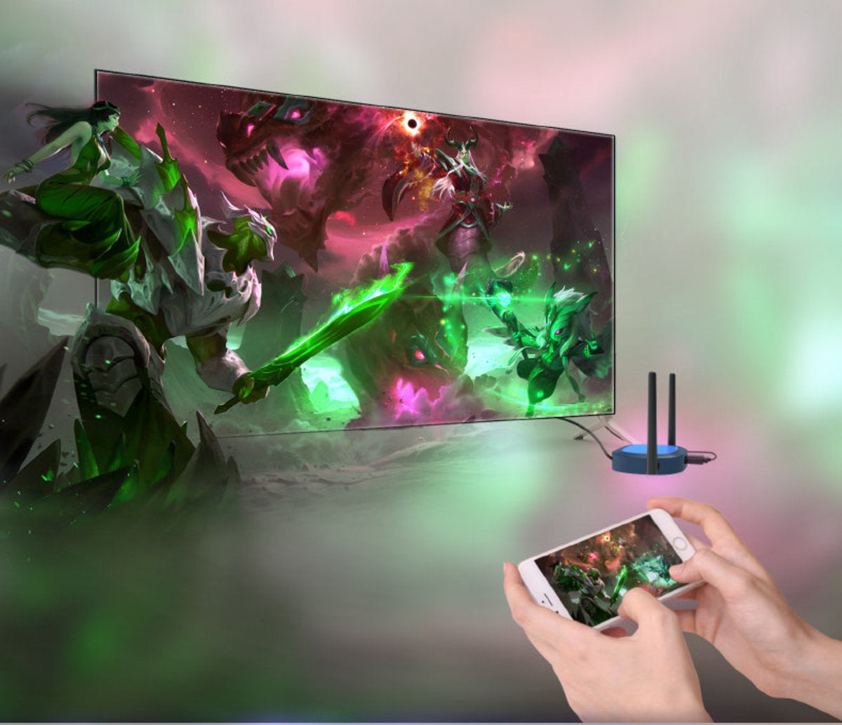 Q5 4K無線投屏，適用於iOS / Android / Mac OS/Windows 的Miracast Airplay DLNA