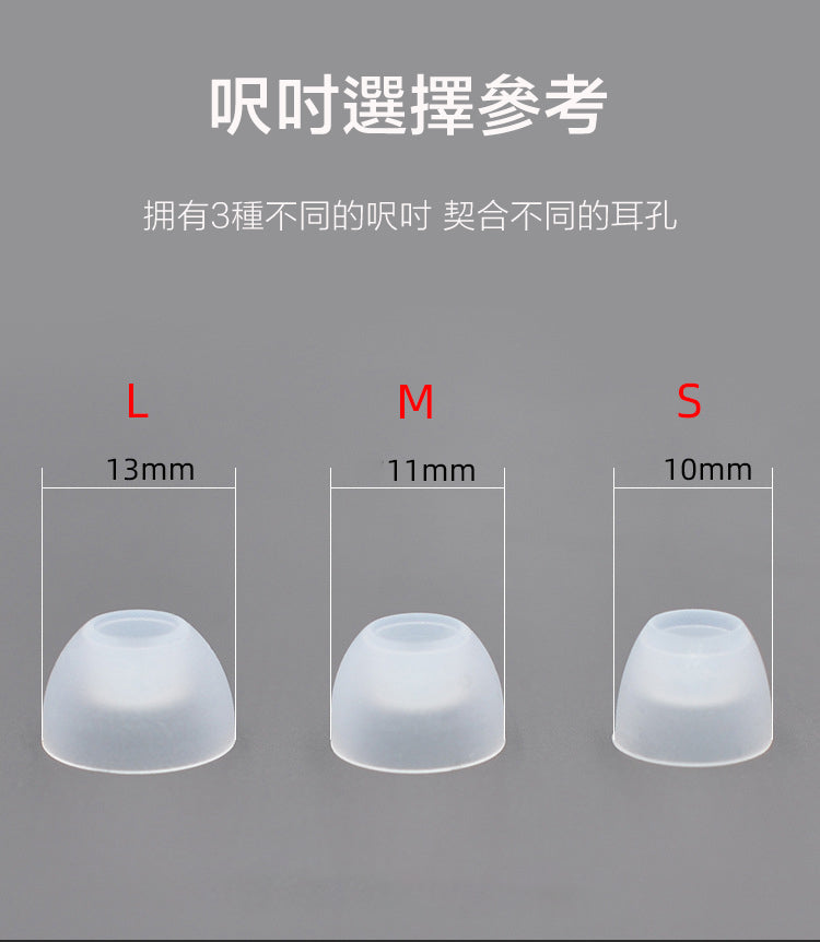 KZ 矽膠耳套(3對)