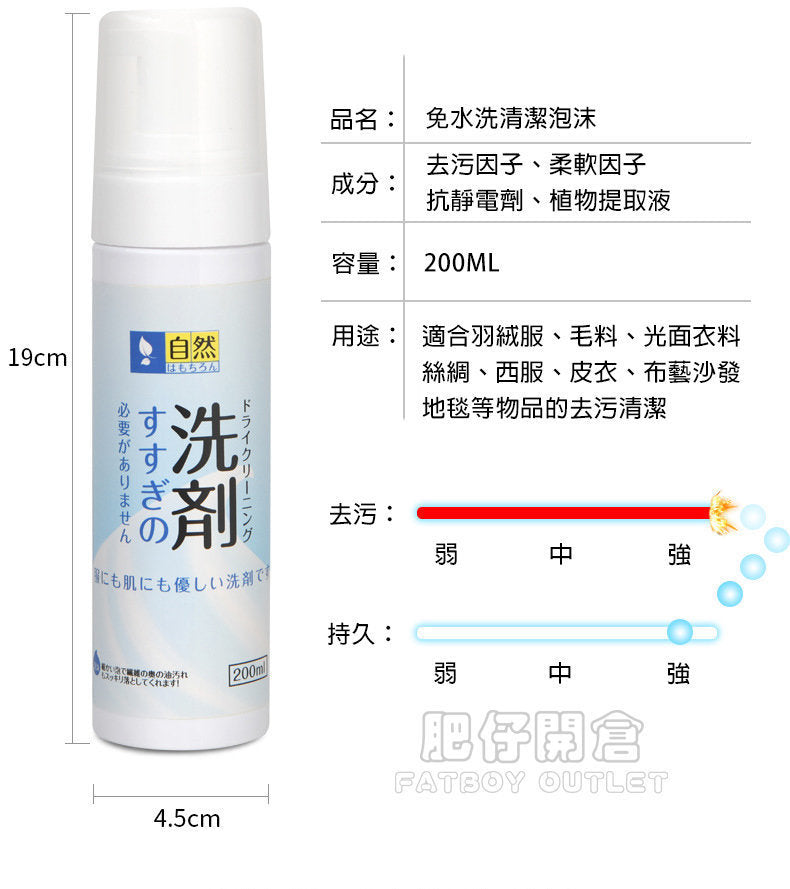 SP SAUCE 羽絨/衣服免水洗衣物乾洗劑 (羽絨 / 皮革 / 布料適用)