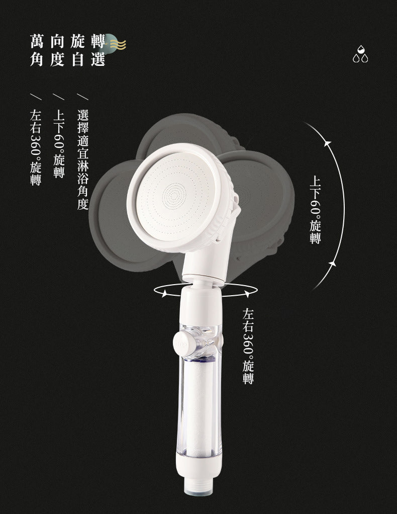 SP Sauce 慳水增壓過濾花灑連去銹除氯過濾功能