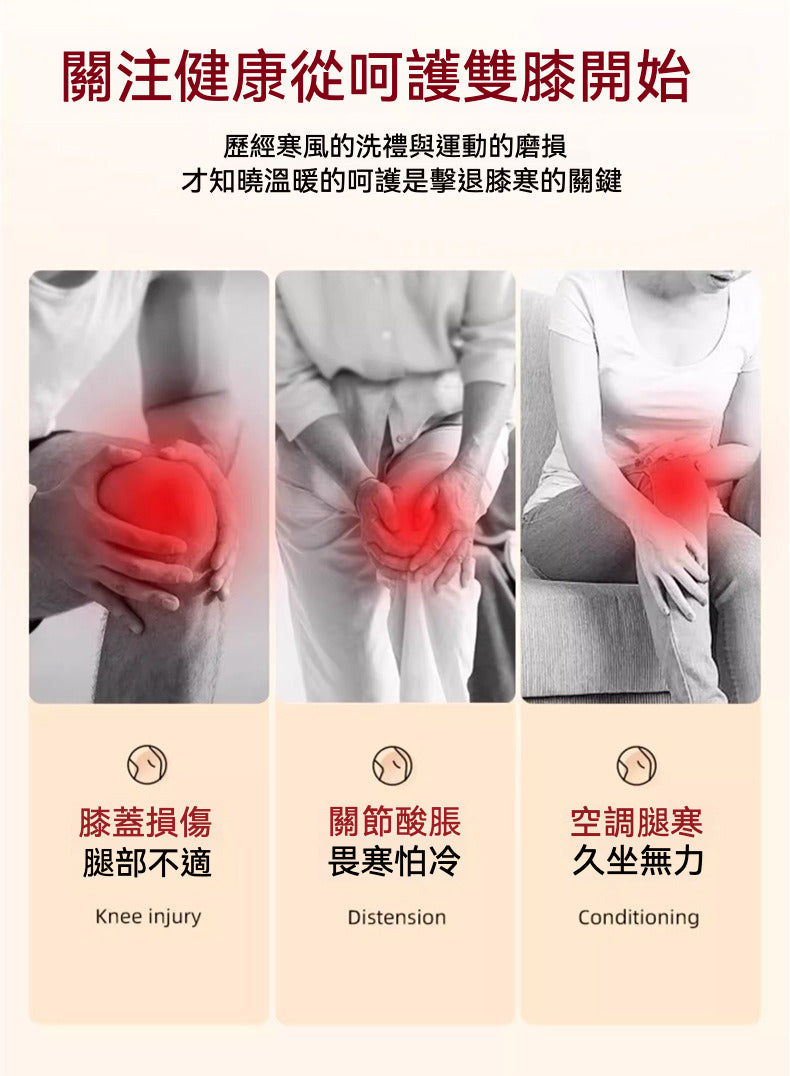 🔥 黑金石墨烯艾灸護膝｜升級蜂窩聚熱，呵護雙膝健康！ 🔥