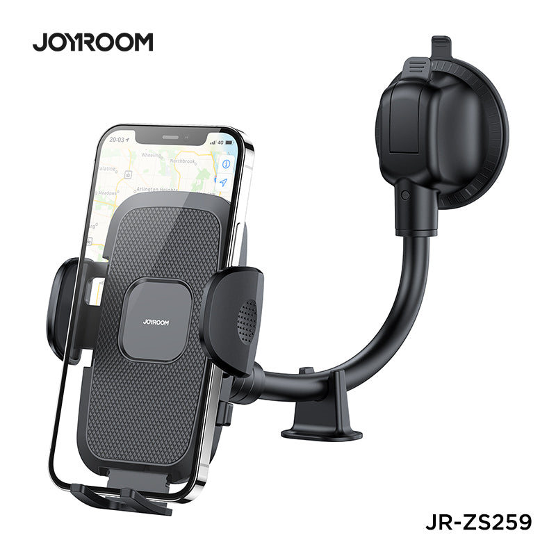 JoyRoom ZS259 長臂型彎桿款 按鈕式手機平板多用途汽車支架