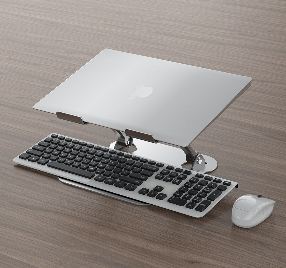 鋁合金筆記型電腦支架｜多角度升降調節｜承重 12.5kg｜適合 11-17寸 MacBook
