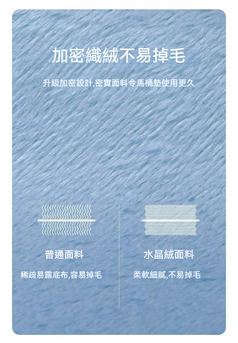 💡 FaSoLa 水晶絨馬桶墊 | 親膚抗菌，安心如廁新體驗！
