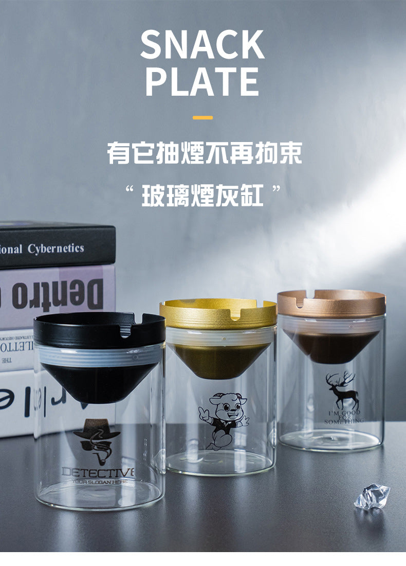 防風玻璃漏斗煙灰缸