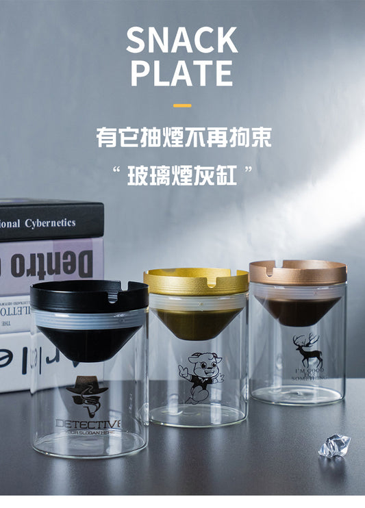 防風玻璃漏斗煙灰缸