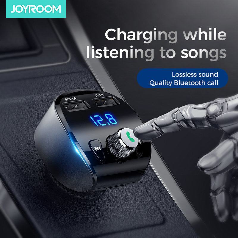 JOYROOM JR-CL02 車用藍牙 MP3 播放器｜QC3.0 快充｜免提通話