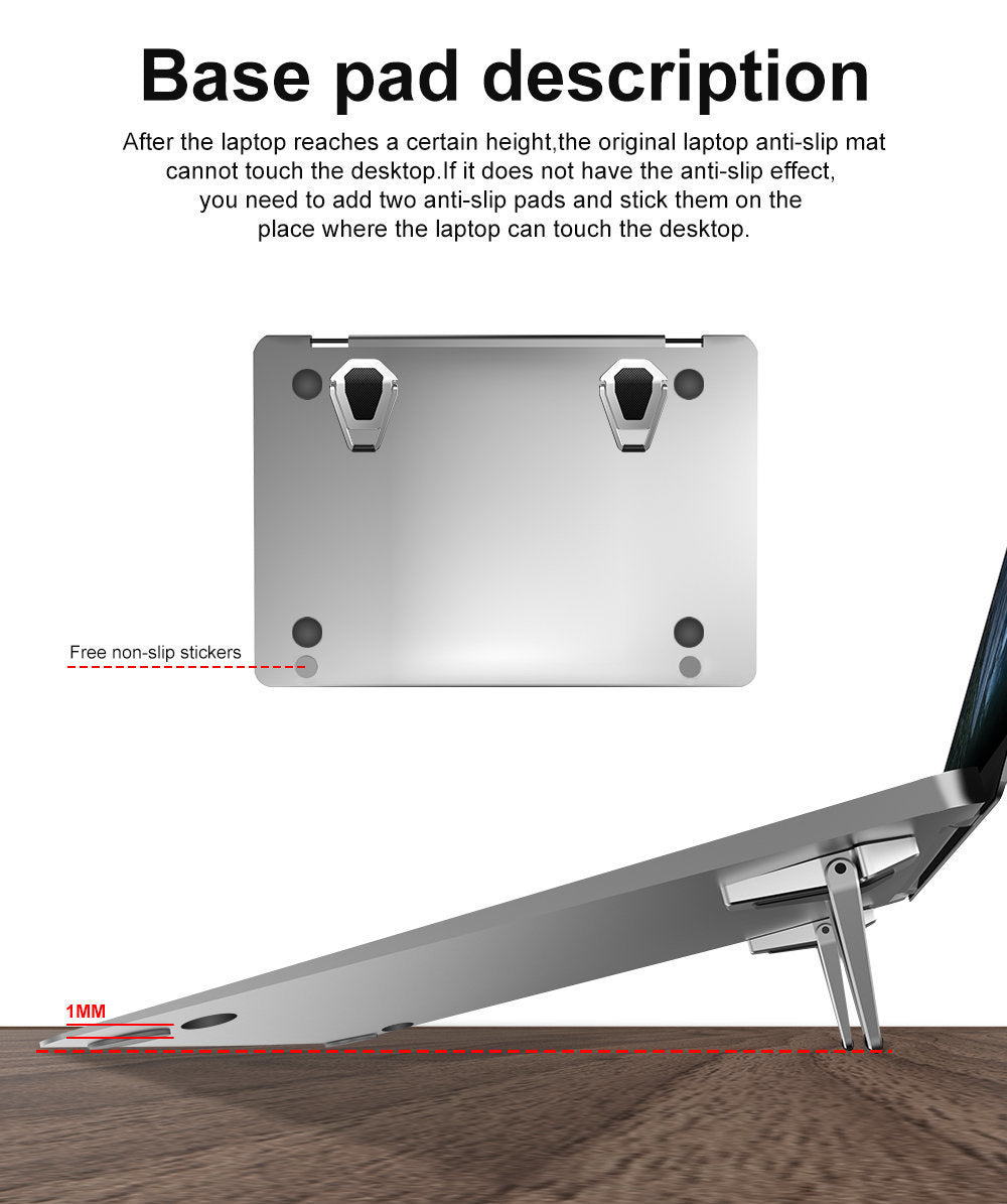 盾牌 MacBook 電腦支架｜鋁合金便攜折疊｜15度人氣工學｜加速散熱