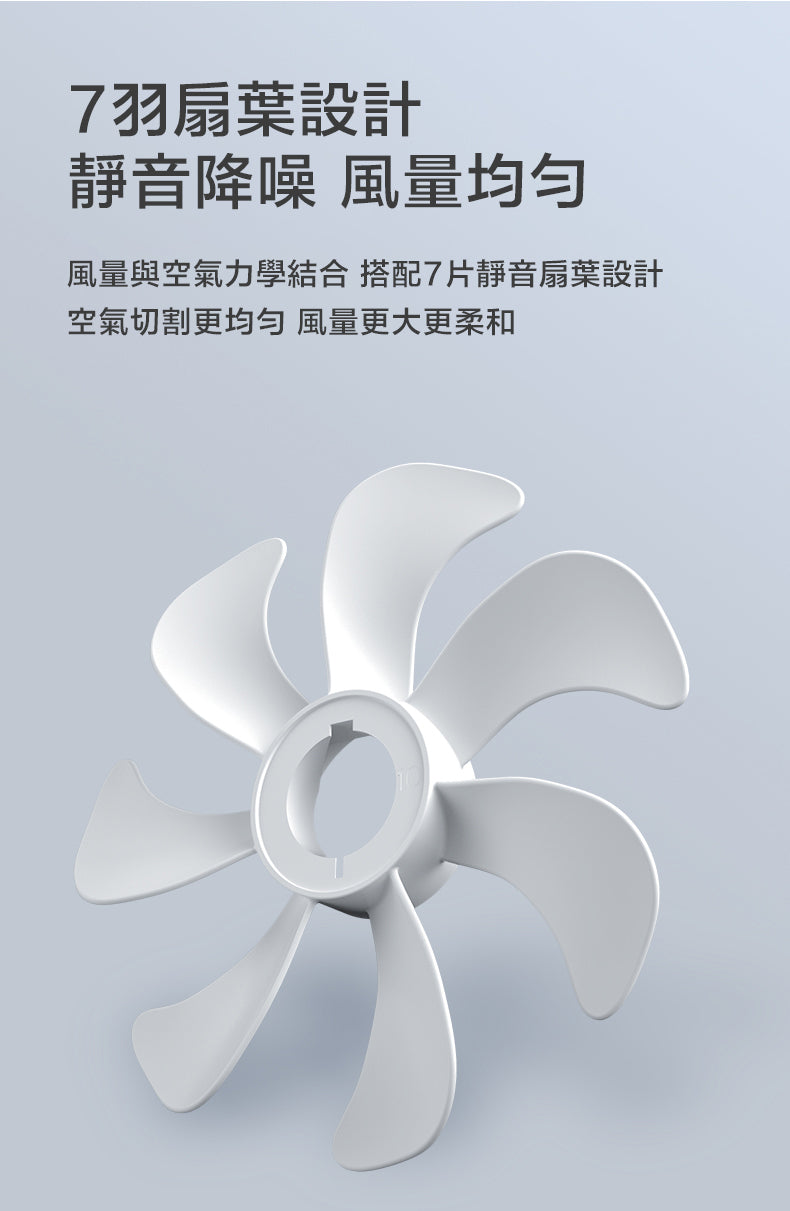 8吋充電式無線折疊風扇 P11 (附遙控)