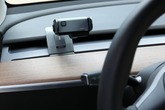 TEMAI Model 3/Y 車載活動式電動手機支架