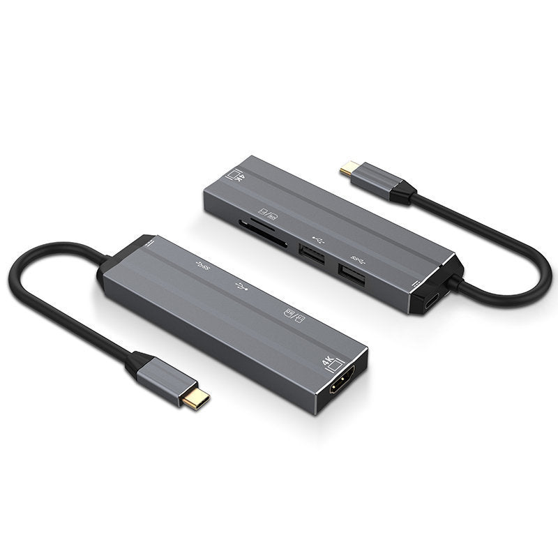 Type-C Hub 4 in 1｜HDMI 4K + USB + SD/TF讀卡 + PD 100W｜適合 MacBook 及 Switch