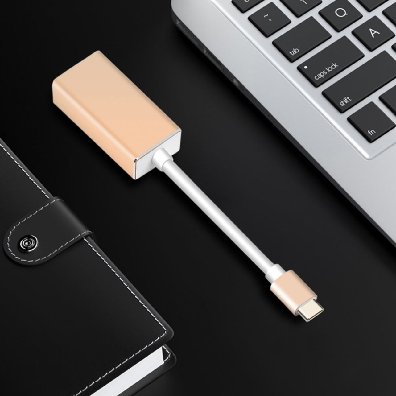 TYPE-C USB3.1 To DP Display Port連接線/ Macbook Air 3.1轉DP Display Port高清線 (金銀色隨機發貨)