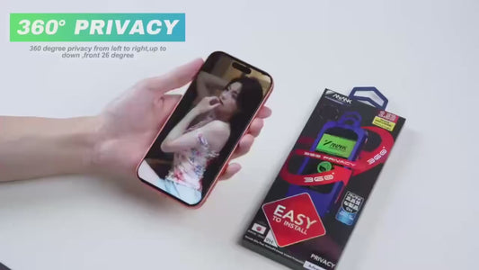 ANANK 2.5D 360°四向全防窺鋼化膜 | 零技巧 超易貼！日本AGC旭硝子 10秒自動吸附秒貼盒 升級版AR300疏油層